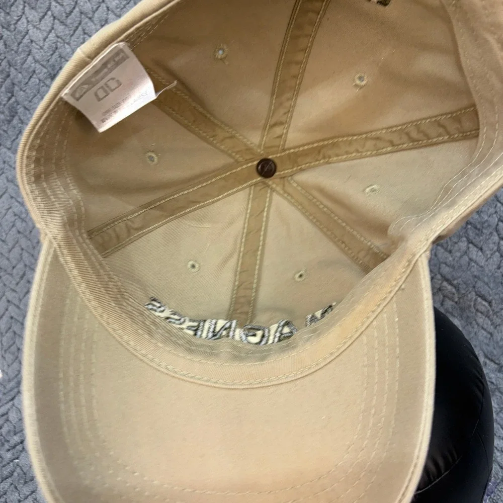 Magness Toyota Buick Harrison AR Hat Tan Khaki Embroidered Logo Dad Cap 0778